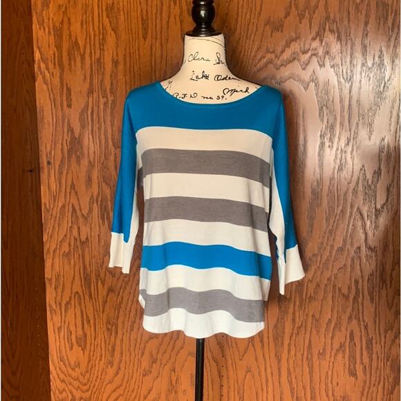 New York & Company Tops - New York & Company Sweater Striped Top